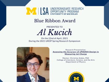 2021 UROP Spring Symposium Blue Ribbon IG 1 